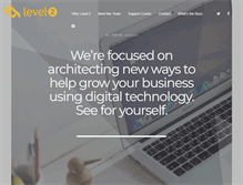 Tablet Screenshot of level2designs.com